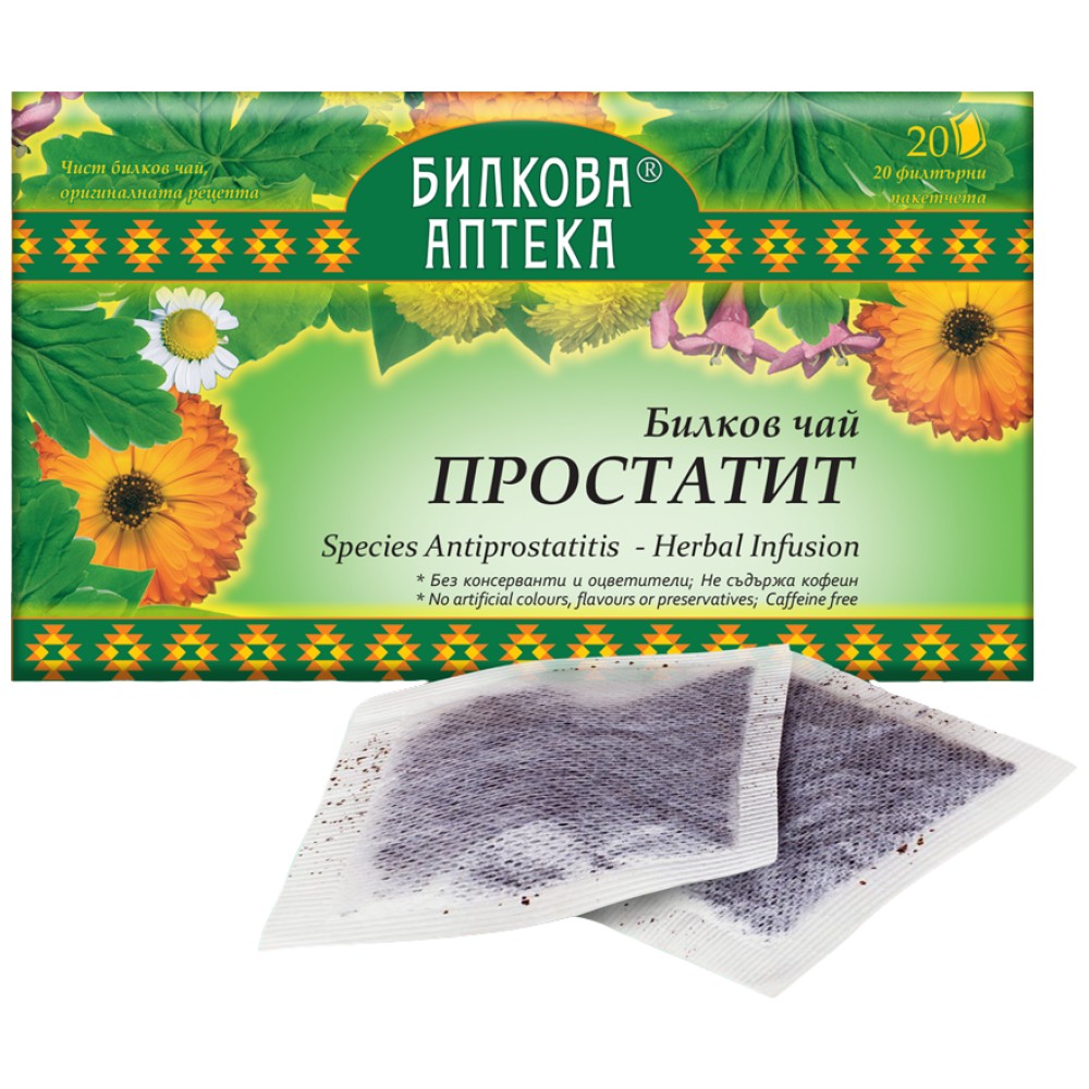 Prostatit zeliščnega čaja - 20 x 30 gramov