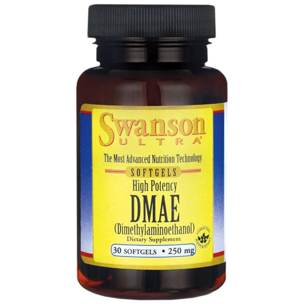 Visoka potenciala DMAE 250 mg 30 gel kapsul