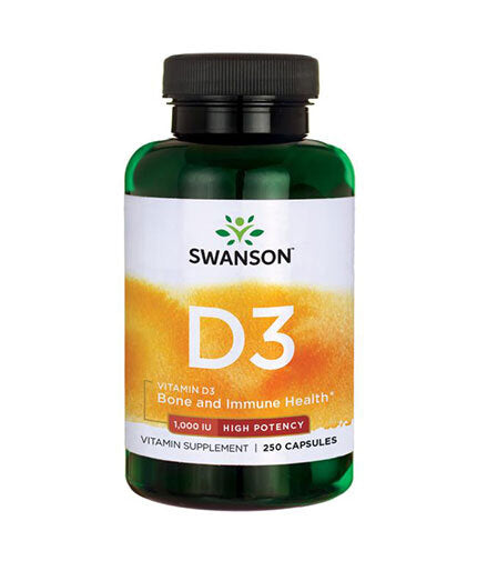 Visoka potenca Vitamin D3 1000 iu - 250 kapsul