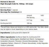 Visoka trdnost Coq -10 100 mg - 30 kapsul