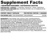 Hialuronske kapice | Hialuronska kislina 335 mg - 60 kapsul