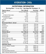 Hidracija+ | Elektrolit in vitamin v prahu - 240 gramov
