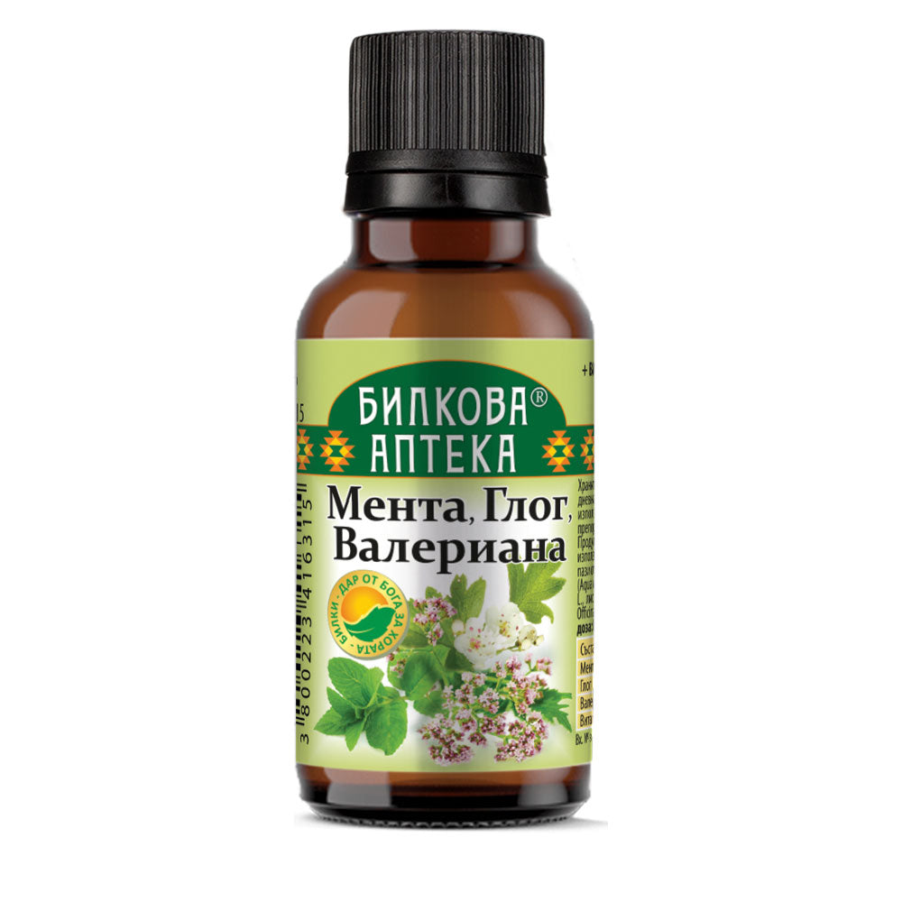 Mint Minture, glog, Valerian - 20 ml