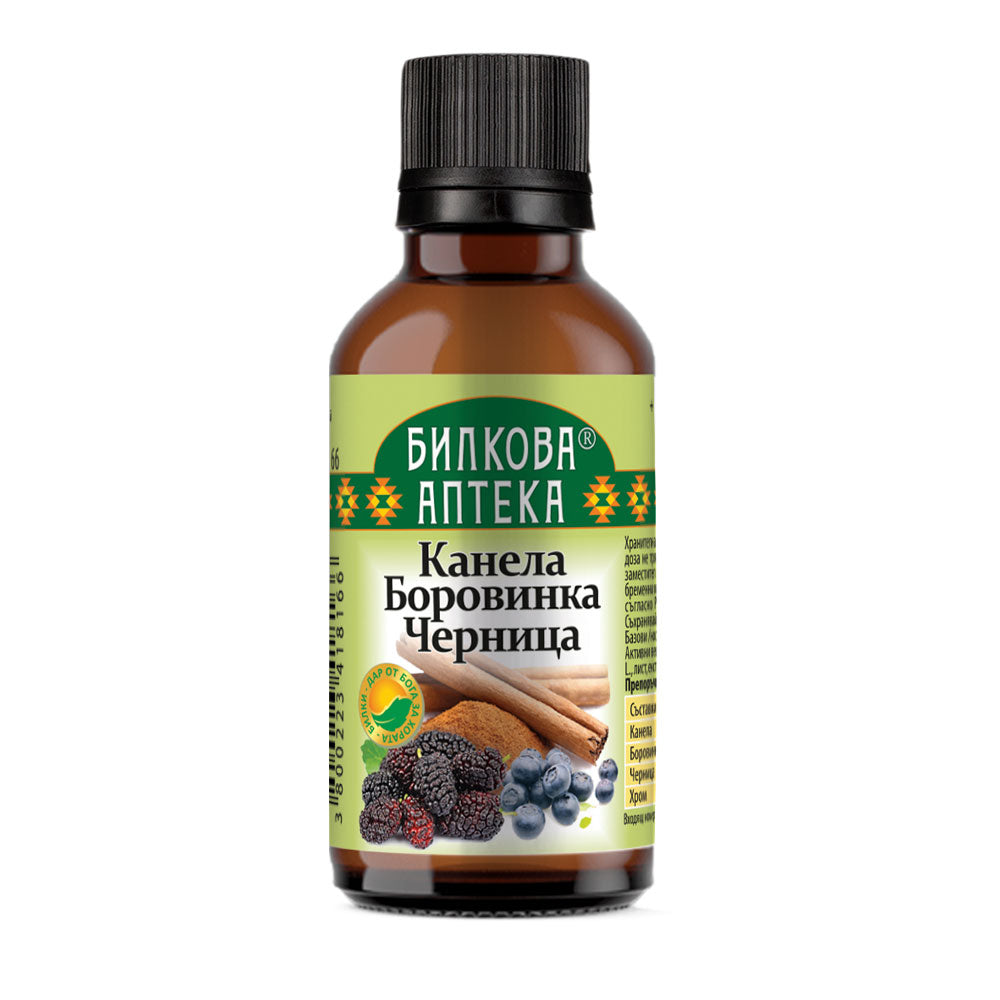 Tinktura cimet, gimnom in mulberry - 50 ml