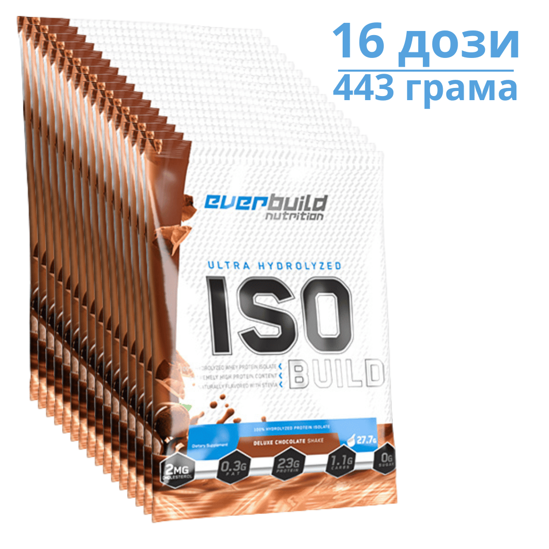 ISO izdelajte beljakovinski izolat 0,443 kg /16 posamezni odmerki /