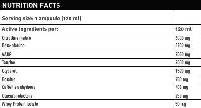 Ledena črpalka / strel pred vadbo - 120 ml