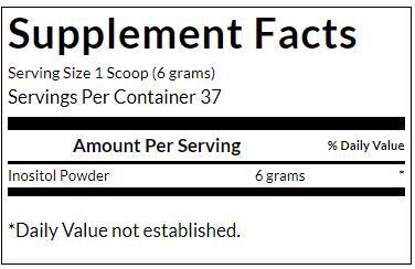 Inositol v prahu - 227 gramov