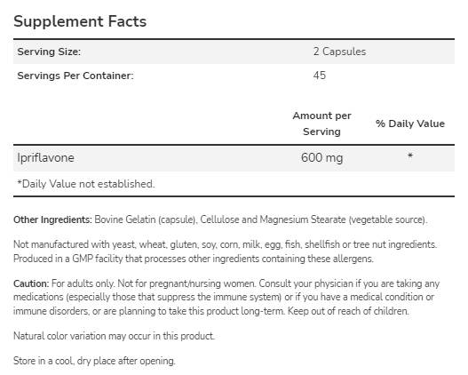 Ipriflavone 300 mg - 90 kapsul