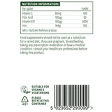 Nežna železna formula (železo bisglicinat) 14mg 90 tablet Natursaid