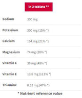 Izotonična športna vzdržljivost | Šumeča - 20 topnih tablet