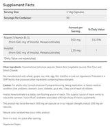Brezplačni niacin 500 mg | Dvojna trdnost - 180 kapsul