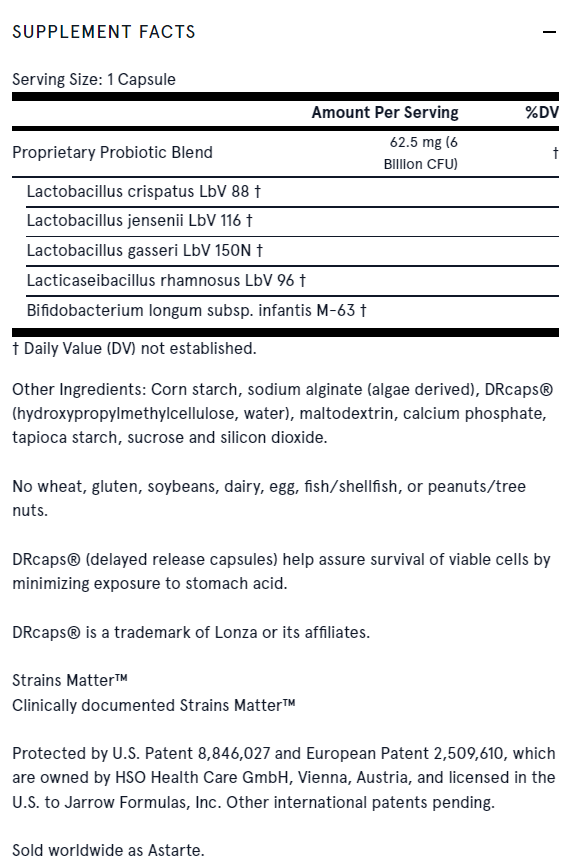 JARRO -DOPHILUS Prenatal 6 B. - Probiotik za nosečnice - 30 kapsul