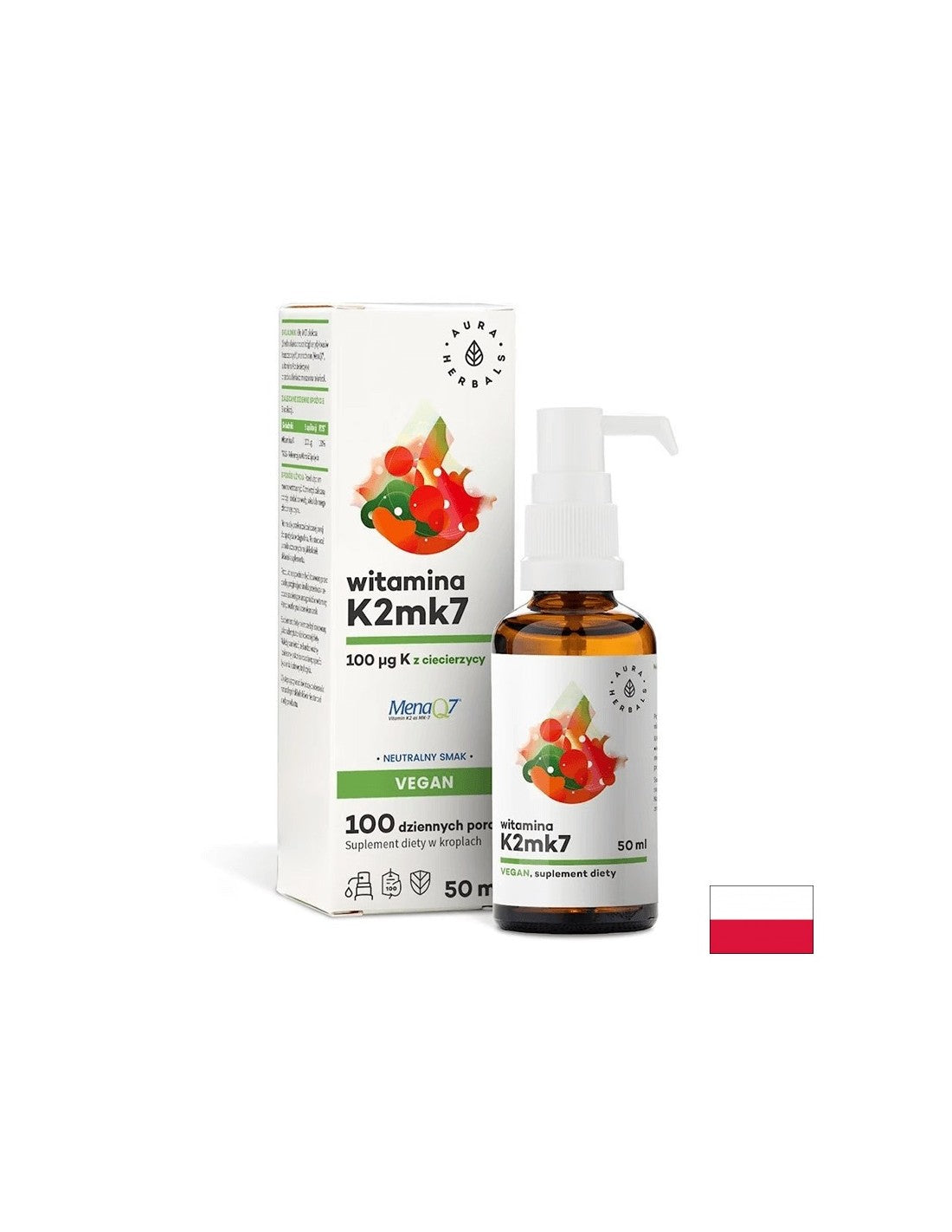 Kosti in sklepi - vitamin K2 (veganska formula), 50 ml kapljic