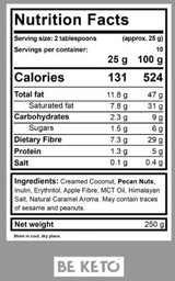 Keto krema | Pecan & Slana karamela + MCT - 250 gramov