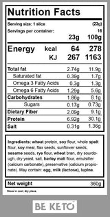 Keto z večkratnim kruhom - 360 gramov