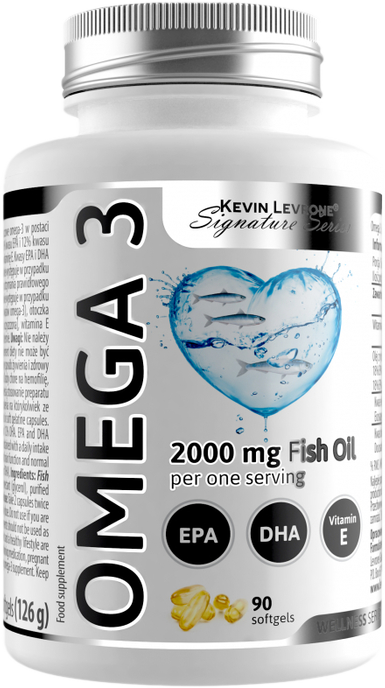<tc>Kevin Levrone</tc> Omega 3 / ribje olje [90 gel kapsul, 45 odmerkov]