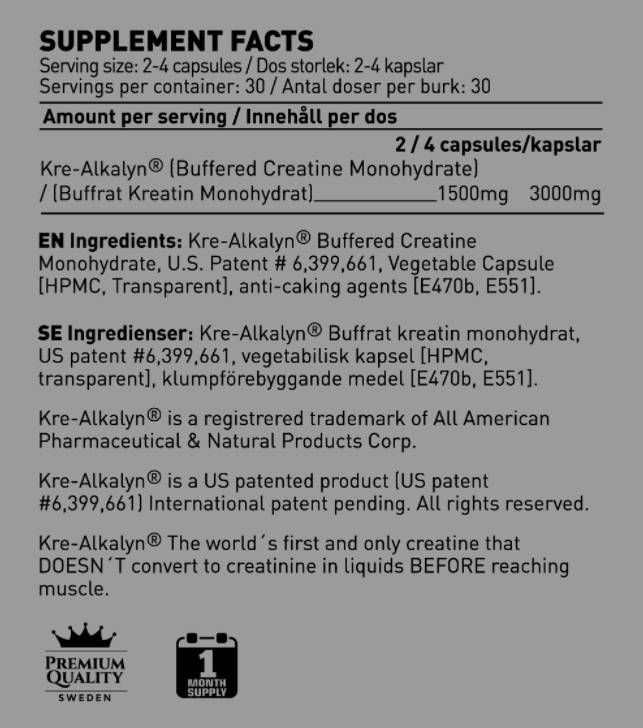 KRE -ALKALYN 750 mg - 120 kapsul