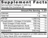Krill Oil 1200mg - Krill Oil 60 SoftGels