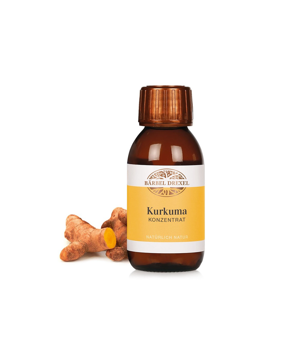 Kurkuma Konzentrat / Kurkuma z ingverjem, črnim poprom in vitaminom C, 100 ml <tc>Bärbel Drexel</tc>