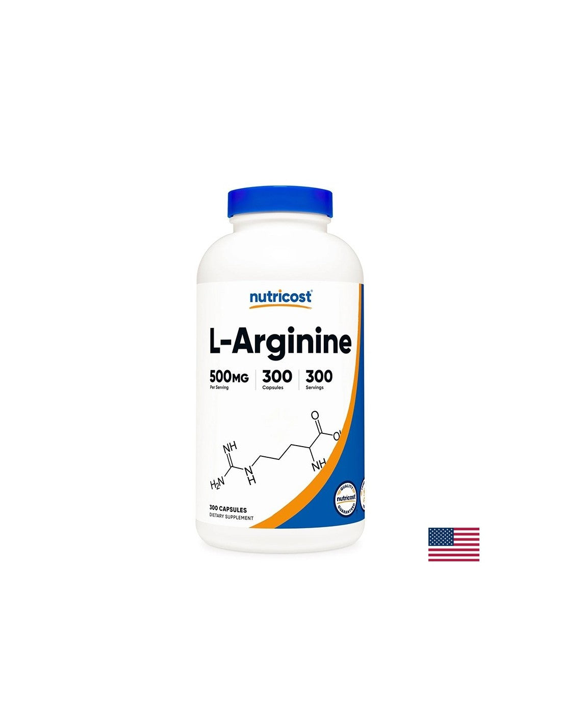 Energetska in mišična masa - L -arginin, 500 mg x 300 kapsul
