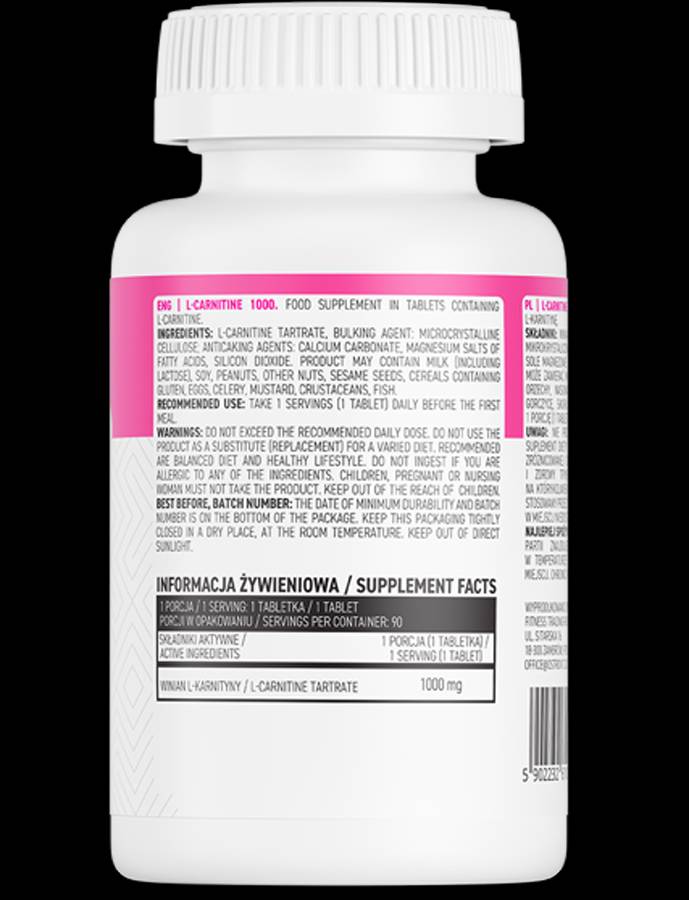 L-karnitin 1000 90 tablet
