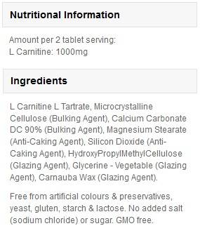 L -karnitin aminokislina - 90 tablet