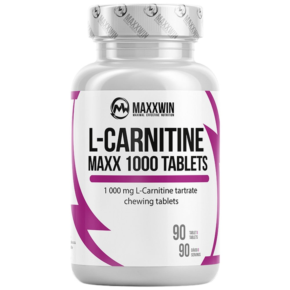 L -karnitin maxx 1000 - 90 žvečilnih tablet
