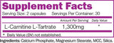 L -karnitin tartarat 1300 mg - 60 kapsul