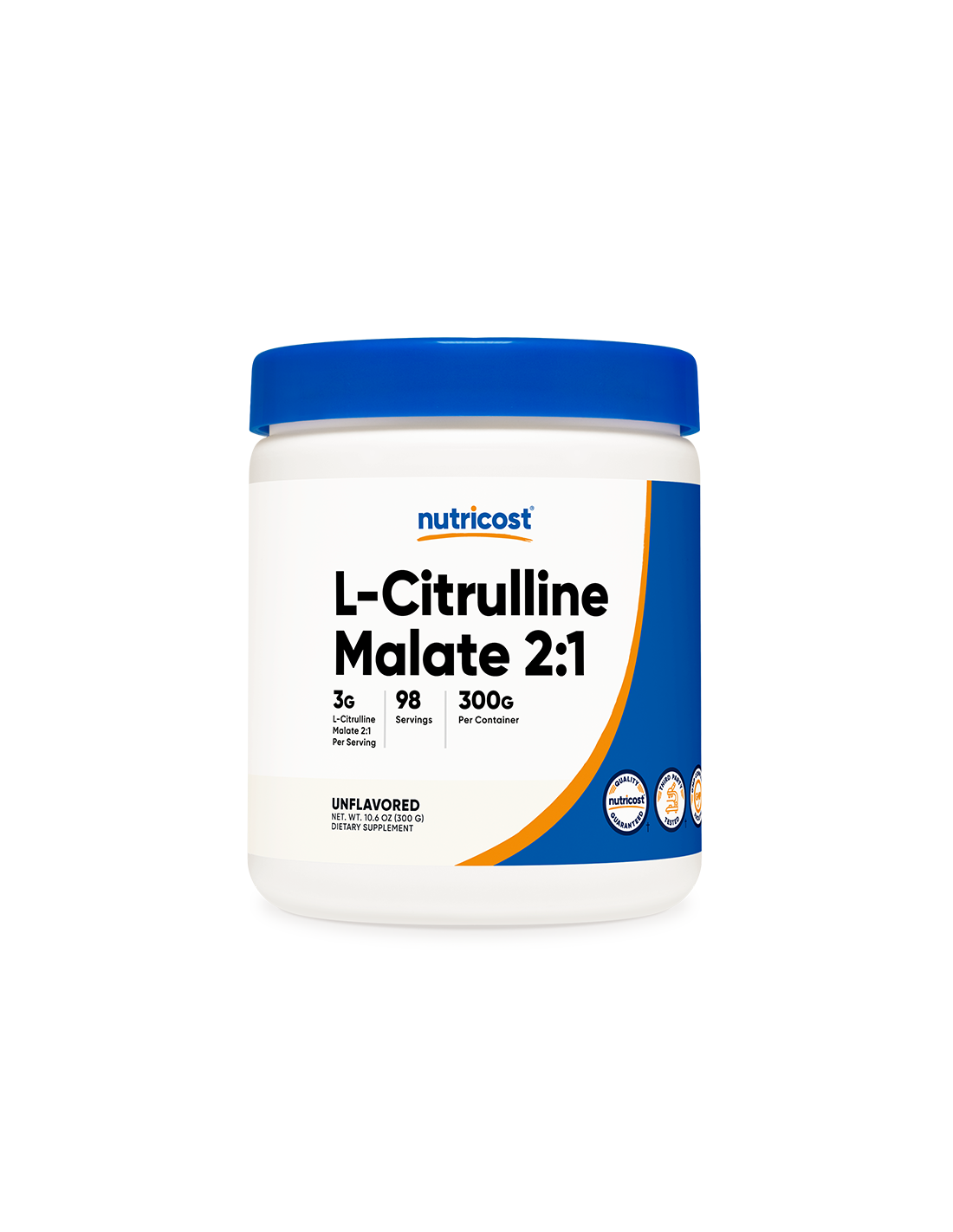 Mišična masa - L-citrulin (malat) L-citrulin, 300 g <tc>Nutricost</tc>