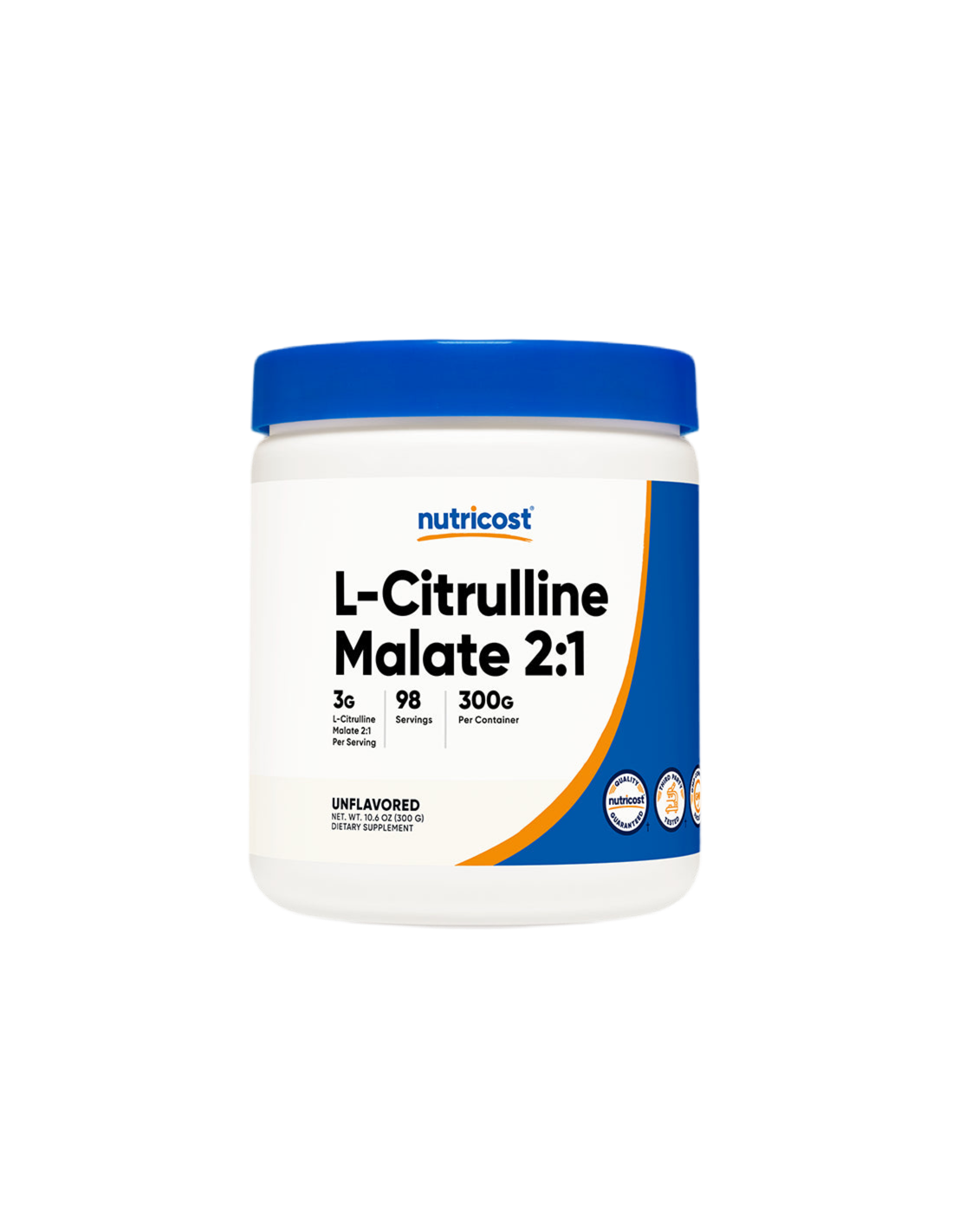 Mišična masa - L-citrulin (malat) L-citrulin, 300 g <tc>Nutricost</tc>