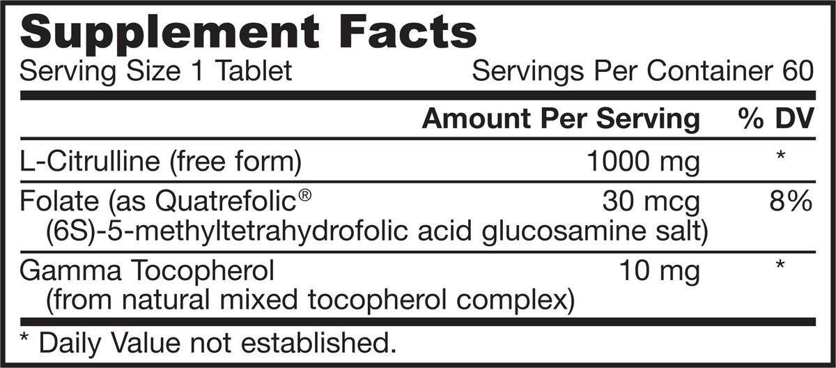 L-citrulin 60 tablet