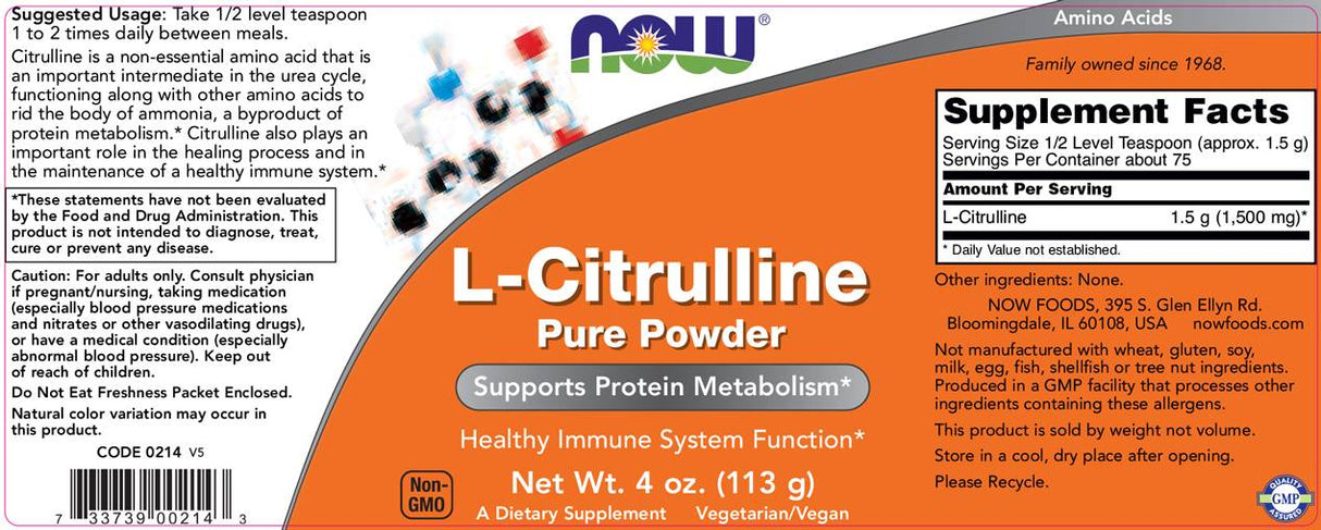 L -citrulin v prahu - 113 gramov