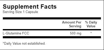 L -glutamin 500 mg - 100 kapsul