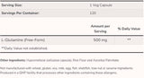 L -glutamin 500 mg - 120 kapsul
