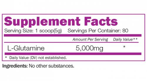 L -glutamin v prahu - 400 gramov