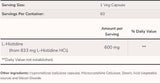 L -histidin 600 mg - 60 kapsul