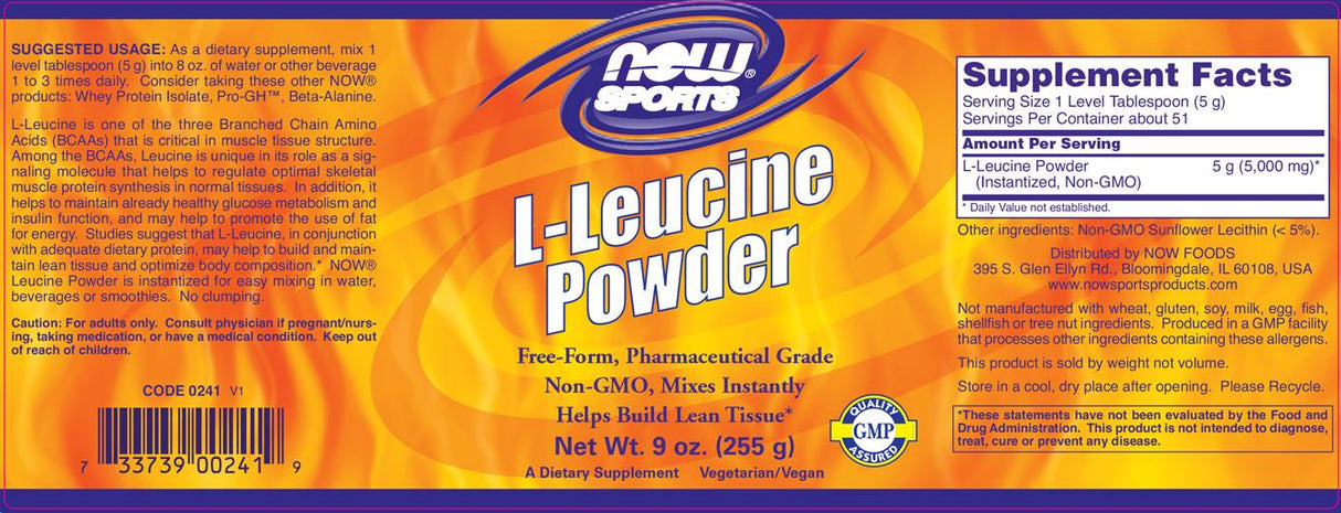 L -leucin v prahu - 255 gramov