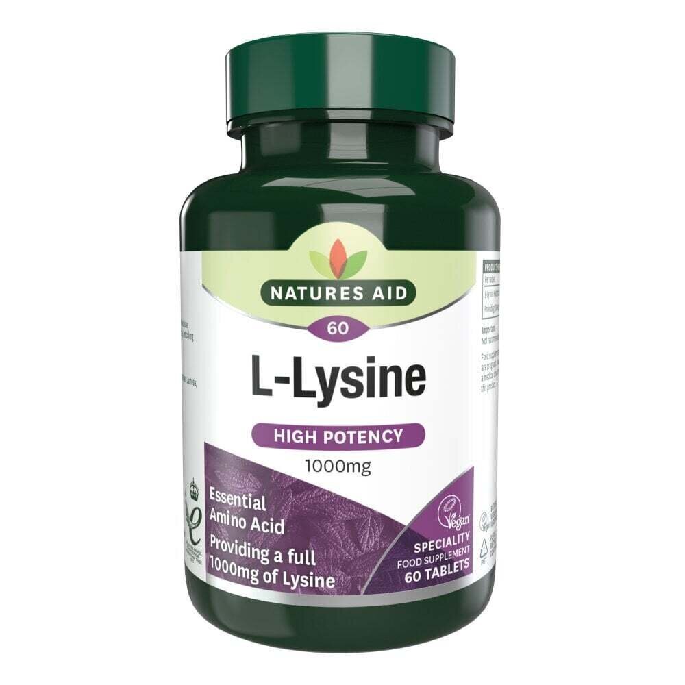 L-lizin 1000mg 60 tablet Natursaid