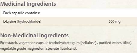 L -lizin 500 mg - 90 kapsul