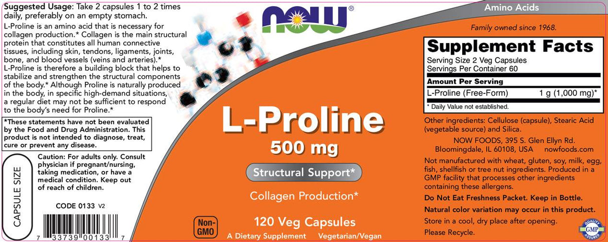 L -prolin - 120 kapsul