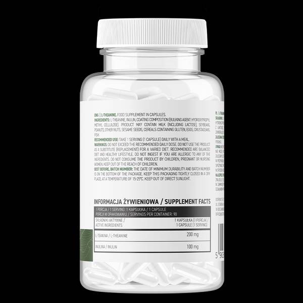 L-THEANINE 200 mg | Vege 90 kapsul