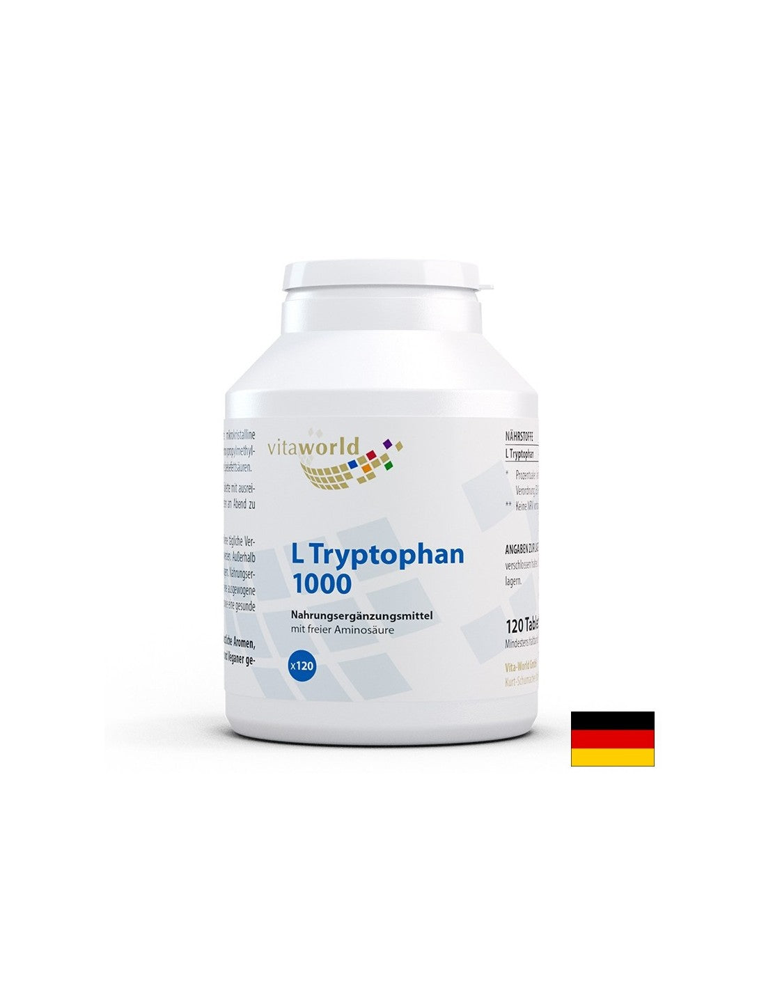Stres in nespečnost - L -triptofan, 1000 mg x 120 tablet