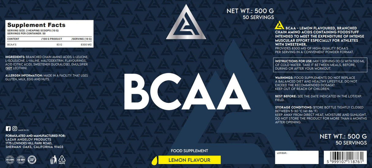 La bcaa v prahu - 500 gramov