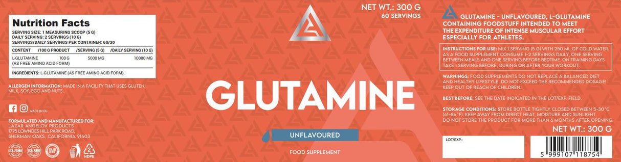 LA Glutamin v prahu - 300 gramov