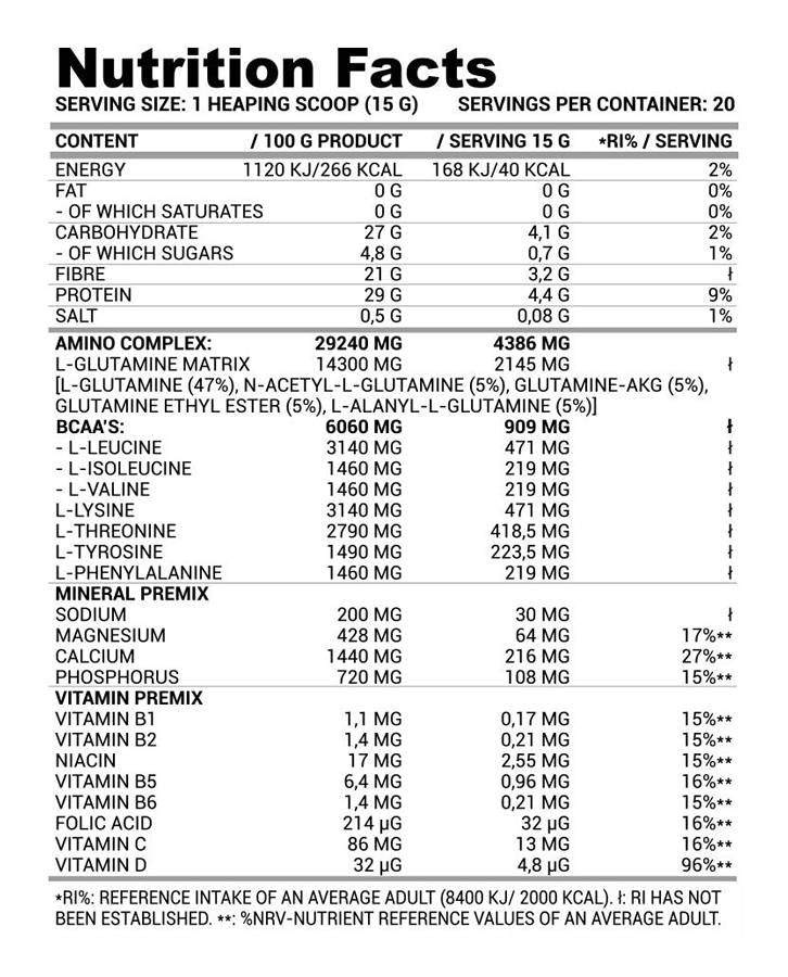 La vit / amino | EAA + vitamini in minerali - 300 gramov