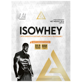 IsoWhey | Whey Protein Isolate with Digestive Enzymes, BCAA & Glutamine - 25 grams - Nutra Best Europe
