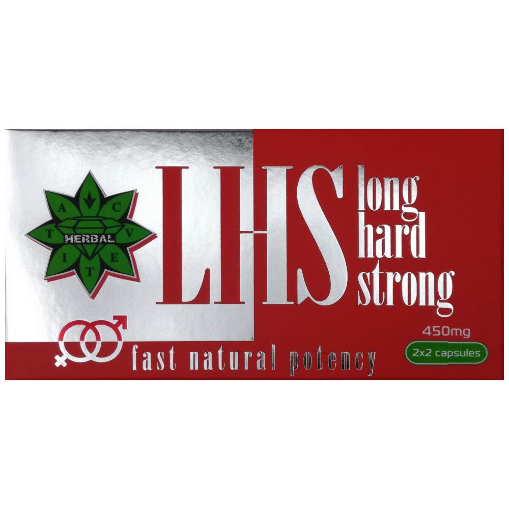 LHS (dolg, trdi in močan seks) 4 kapsule