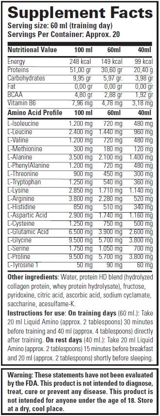 Tekoča amino - 946 ml