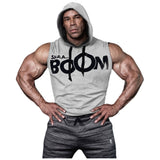 Moška jopica brez rokavov / lm Hoodie brez rokavov Shaa Boom - siva