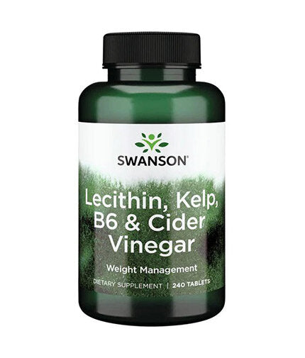 Lecithin, Kelp, B -6 in jabolčni kis 428 mg - 240 tablet